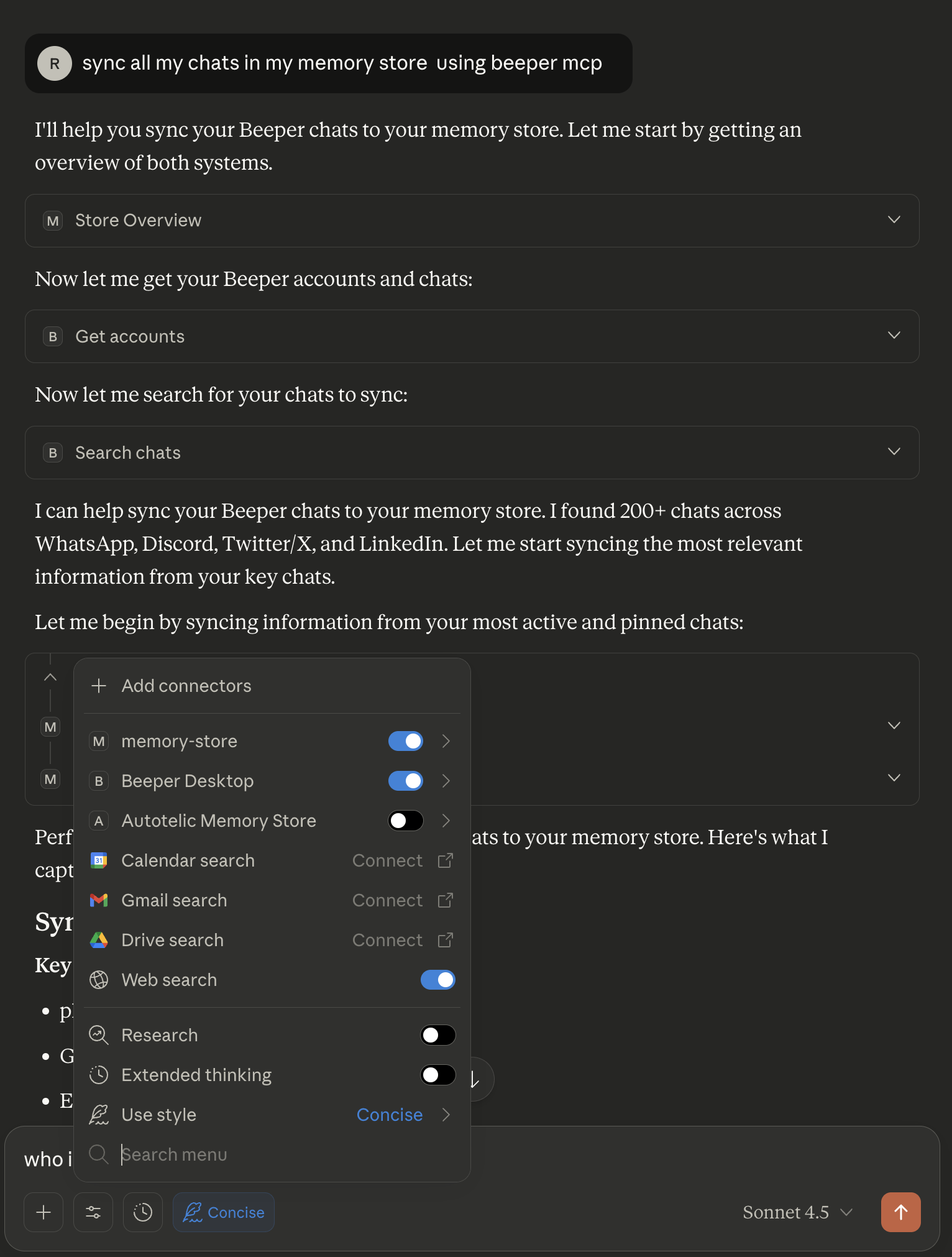Claude Desktop Settings